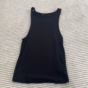 black tank top